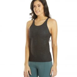 Everyday Yoga Elevated Tribe Support Tank Black Tribal CLOTHING