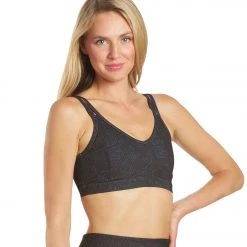 Everyday Yoga Radiant Tribe Strappy Back Sports Bra Black Tribal 10 Everyday Yoga Radiant Tribe Strappy Back Sports Bra Black Tribal