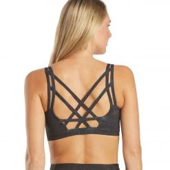 Everyday Yoga Radiant Tribe Strappy Back Sports Bra Black Tribal 11 Everyday Yoga Radiant Tribe Strappy Back Sports Bra Black Tribal