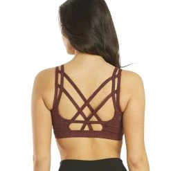 CLOTHING Everyday Yoga Radiant Cheetah Strappy Back Sports Bra Burgundy Cheetah 11 CLOTHING Everyday Yoga Radiant Cheetah Strappy Back Sports Bra Burgundy Cheetah