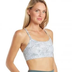 CLOTHING Everyday Yoga Delight Tribe Racer Back Sports Bra White Tribal 10 CLOTHING Everyday Yoga Delight Tribe Racer Back Sports Bra White Tribal