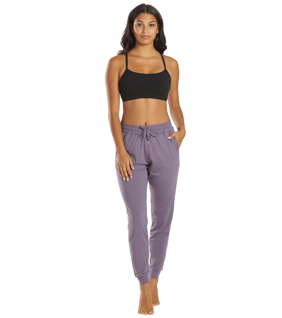 Everyday Yoga Motion Solid Performance Jogger Purple Taupe CLOTHING 6 Everyday Yoga Motion Solid Performance Jogger Purple Taupe CLOTHING