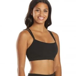 Everyday Yoga Wholesome Solid Sports Bra Black CLOTHING