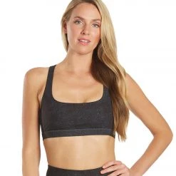 CLOTHING Everyday Yoga Rejoice Tribe Sports Bra Black Tribal
