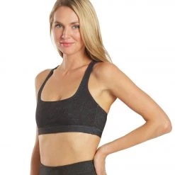 CLOTHING Everyday Yoga Rejoice Tribe Sports Bra Black Tribal