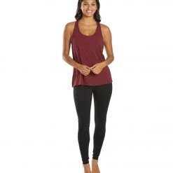 Everyday Yoga Motion Solid Racer Back Layering Tank Zinfandel CLOTHING 12 Everyday Yoga Motion Solid Racer Back Layering Tank Zinfandel CLOTHING