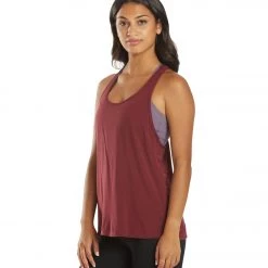 Everyday Yoga Motion Solid Racer Back Layering Tank Zinfandel CLOTHING 13 Everyday Yoga Motion Solid Racer Back Layering Tank Zinfandel CLOTHING