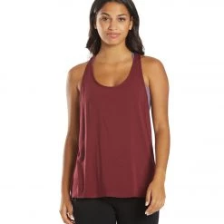 Everyday Yoga Motion Solid Racer Back Layering Tank Zinfandel CLOTHING 15 Everyday Yoga Motion Solid Racer Back Layering Tank Zinfandel CLOTHING