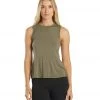 Everyday Yoga Blossom Solid Peplum Layering Muscle Tank