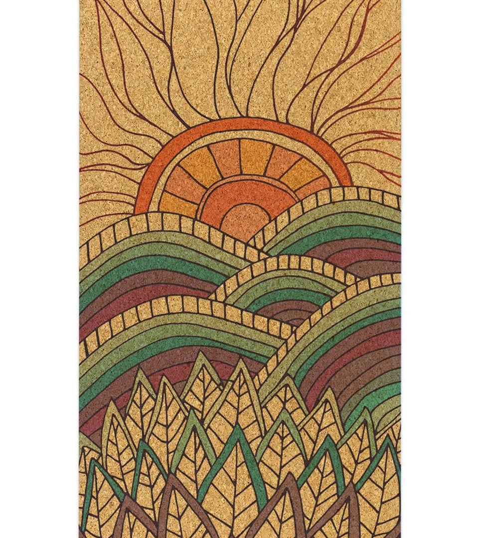 Yoloha Mountain Magic Original Air Cork Yoga Mat Mountain Magic YOGA MATS & PROPS 4 Yoloha Mountain Magic Original Air Cork Yoga Mat Mountain Magic YOGA MATS & PROPS