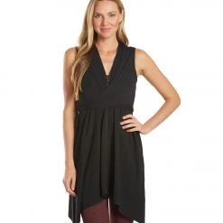 CLOTHING Everyday Yoga Wondrous Solid Wrap Dress