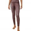 CLOTHING Beyond Yoga Lux High Waisted 7/8 Yoga Leggings Rosewood Brown Dappled Dots