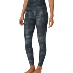 Beyond Yoga Spacedye Printed Caught In The Midi Yoga Leggings Silver Mist Striped Dye NEW ARRIVALS