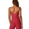 Beyond Yoga Spacedye Slim Racerback Cropped Tank Currant Red Heather NEW ARRIVALS