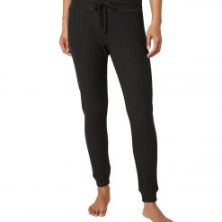 Beyond Yoga Waffle Living Easy Knit Sweatpants Black