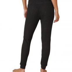 Beyond Yoga Waffle Living Easy Knit Sweatpants Black