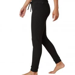 Beyond Yoga Waffle Living Easy Knit Sweatpants Black