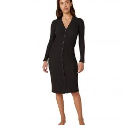 CLOTHING Beyond Yoga Your Line Waffle Knit Duster Black