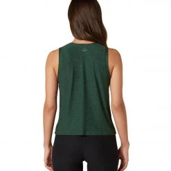 Beyond Yoga Featherweight Spacedye Balanced Muscle Yoga Tank Forest Green - Pine NEW ARRIVALS