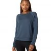 CLOTHING Beyond Yoga Favorite Raglan Crew After Yoga Pullover Mineral Blue