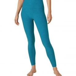 NEW ARRIVALS Beyond Yoga Spacedye High Waisted Caught In The Midi 7/8 Yoga Leggings Cerulean Blue Heather