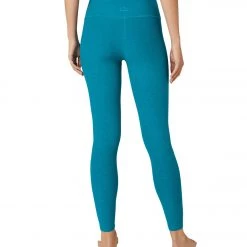 NEW ARRIVALS Beyond Yoga Spacedye High Waisted Caught In The Midi 7/8 Yoga Leggings Cerulean Blue Heather