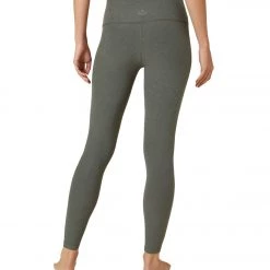 NEW ARRIVALS Beyond Yoga Spacedye High Waisted Caught In The Midi 7/8 Yoga Leggings Pewter Heather