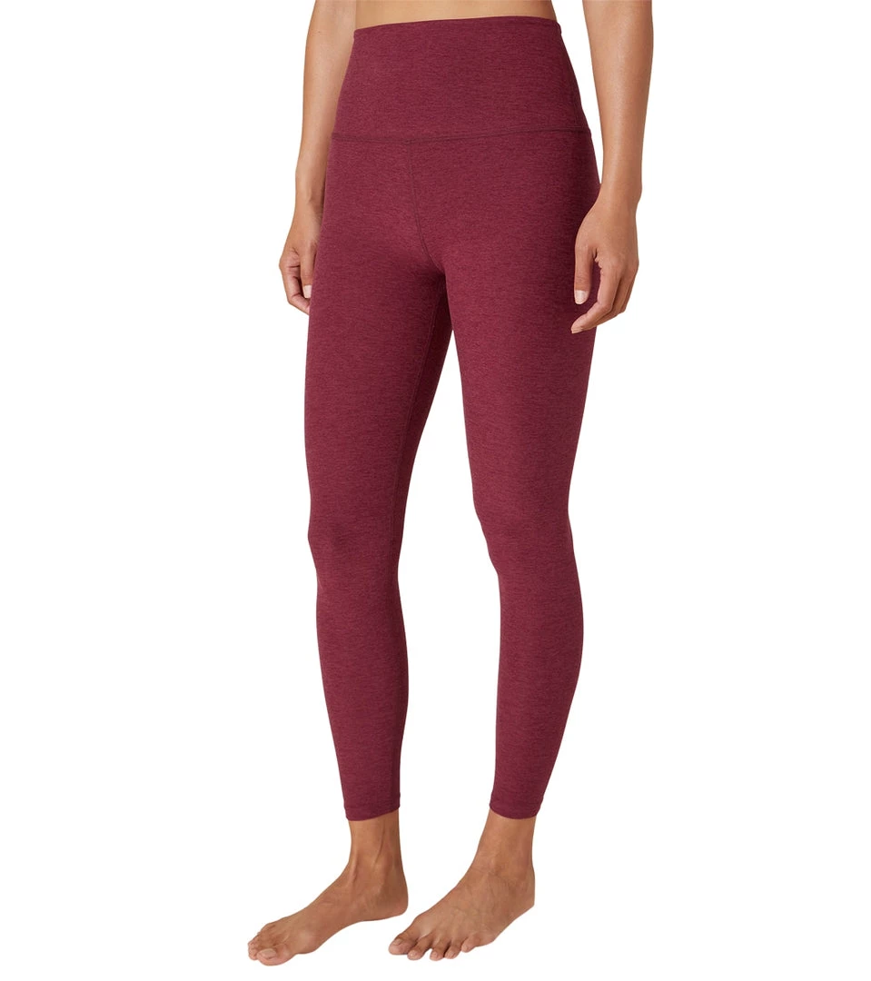 Beyond Yoga Spacedye High Waisted Caught In The Midi 7/8 Yoga Leggings Garnet Red Heather 4 Beyond Yoga Spacedye High Waisted Caught In The Midi 7/8 Yoga Leggings Garnet Red Heather