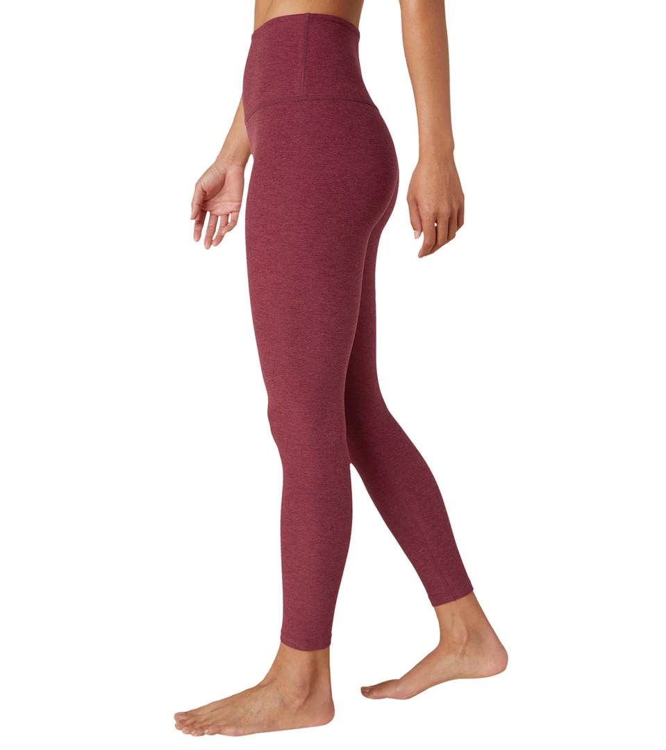 Beyond Yoga Spacedye High Waisted Caught In The Midi 7/8 Yoga Leggings Garnet Red Heather 12 Beyond Yoga Spacedye High Waisted Caught In The Midi 7/8 Yoga Leggings Garnet Red Heather