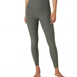 Beyond Yoga Spacedye Out Of Pocket High Waisted 7/8 Yoga Leggings Pewter Heather