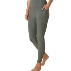 Beyond Yoga Spacedye Out Of Pocket High Waisted 7/8 Yoga Leggings Pewter Heather