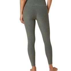 Beyond Yoga Spacedye Out Of Pocket High Waisted 7/8 Yoga Leggings Pewter Heather