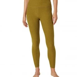 Beyond Yoga Spacedye At Your Leisure High Waisted 7/8 Yoga Leggings Bronze-Gold
