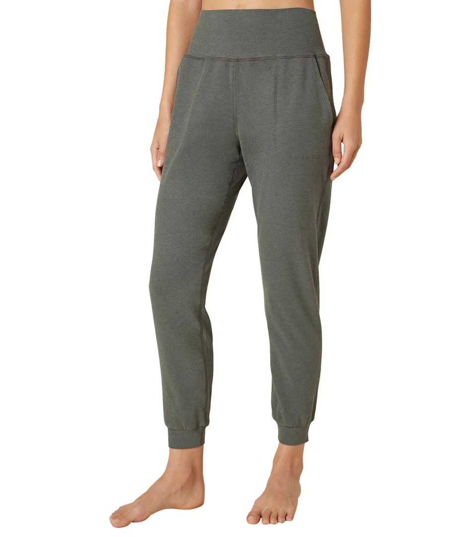 Beyond Yoga Spacedye Midi Joggers Pewter Heather 3 Beyond Yoga Spacedye Midi Joggers Pewter Heather
