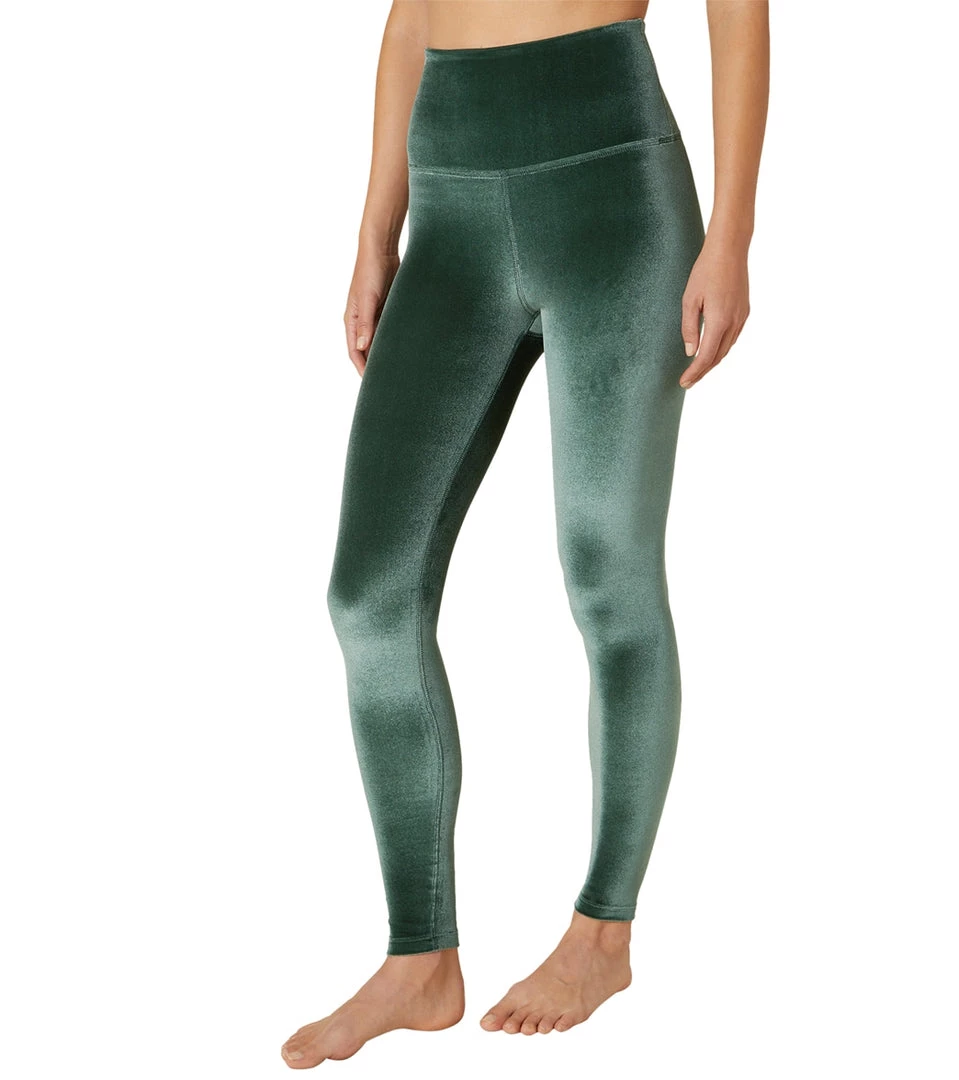 CLOTHING Beyond Yoga Velvet Motion High Waisted 7/8 Yoga Leggings Forest Green 4 CLOTHING Beyond Yoga Velvet Motion High Waisted 7/8 Yoga Leggings Forest Green