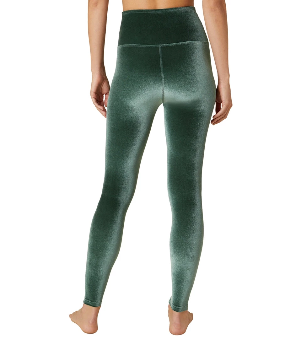 CLOTHING Beyond Yoga Velvet Motion High Waisted 7/8 Yoga Leggings Forest Green 5 CLOTHING Beyond Yoga Velvet Motion High Waisted 7/8 Yoga Leggings Forest Green