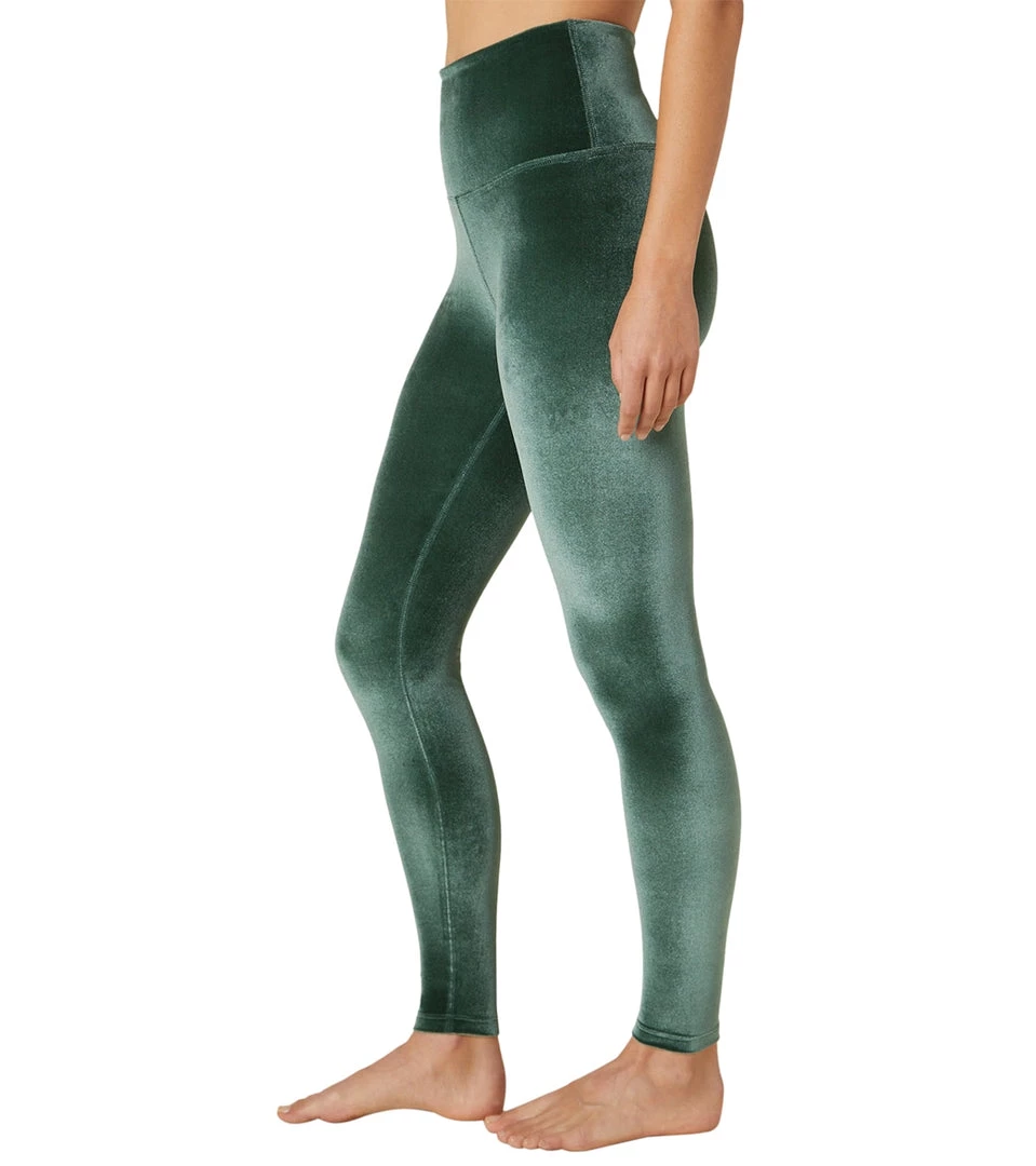 CLOTHING Beyond Yoga Velvet Motion High Waisted 7/8 Yoga Leggings Forest Green 6 CLOTHING Beyond Yoga Velvet Motion High Waisted 7/8 Yoga Leggings Forest Green