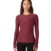 Beyond Yoga Featherweight Spacedye Classic Crew Pullover Garnet Red Heather NEW ARRIVALS