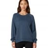 Beyond Yoga Cozy Fleece Saturday Oversized Pullover Mineral Blue Women