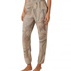 Beyond Yoga Printed Easy Weekend Sweatpant Natural Marble CLOTHING