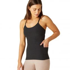 Beyond Yoga Spacedye Out Of Pocket Tank Darkest Night