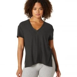 NEW ARRIVALS Beyond Yoga Split Up Long Tee Darkest Night 13 NEW ARRIVALS Beyond Yoga Split Up Long Tee Darkest Night