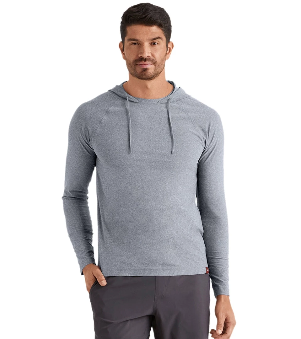CLOTHING Rhone Men's Reign Hoodie Light Gray Heather 6 CLOTHING Rhone Men's Reign Hoodie Light Gray Heather