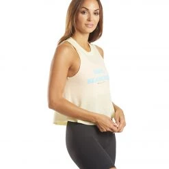 CLOTHING Spiritual Gangster Soul Crop Tank Banana