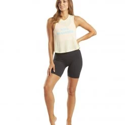 CLOTHING Spiritual Gangster Soul Crop Tank Banana