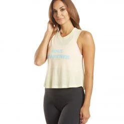 CLOTHING Spiritual Gangster Soul Crop Tank Banana