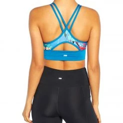 Marika Brooklyn Yoga Sports Bra Vallarta Blue Aloha Mix