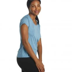 Marika Valery Yoga Tee Heather Vallarta Blue