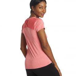 CLOTHING Marika Valery Yoga Tee Heather Geranium 11 CLOTHING Marika Valery Yoga Tee Heather Geranium