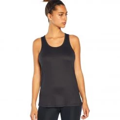 CLOTHING Marika Back Twist Tank Black